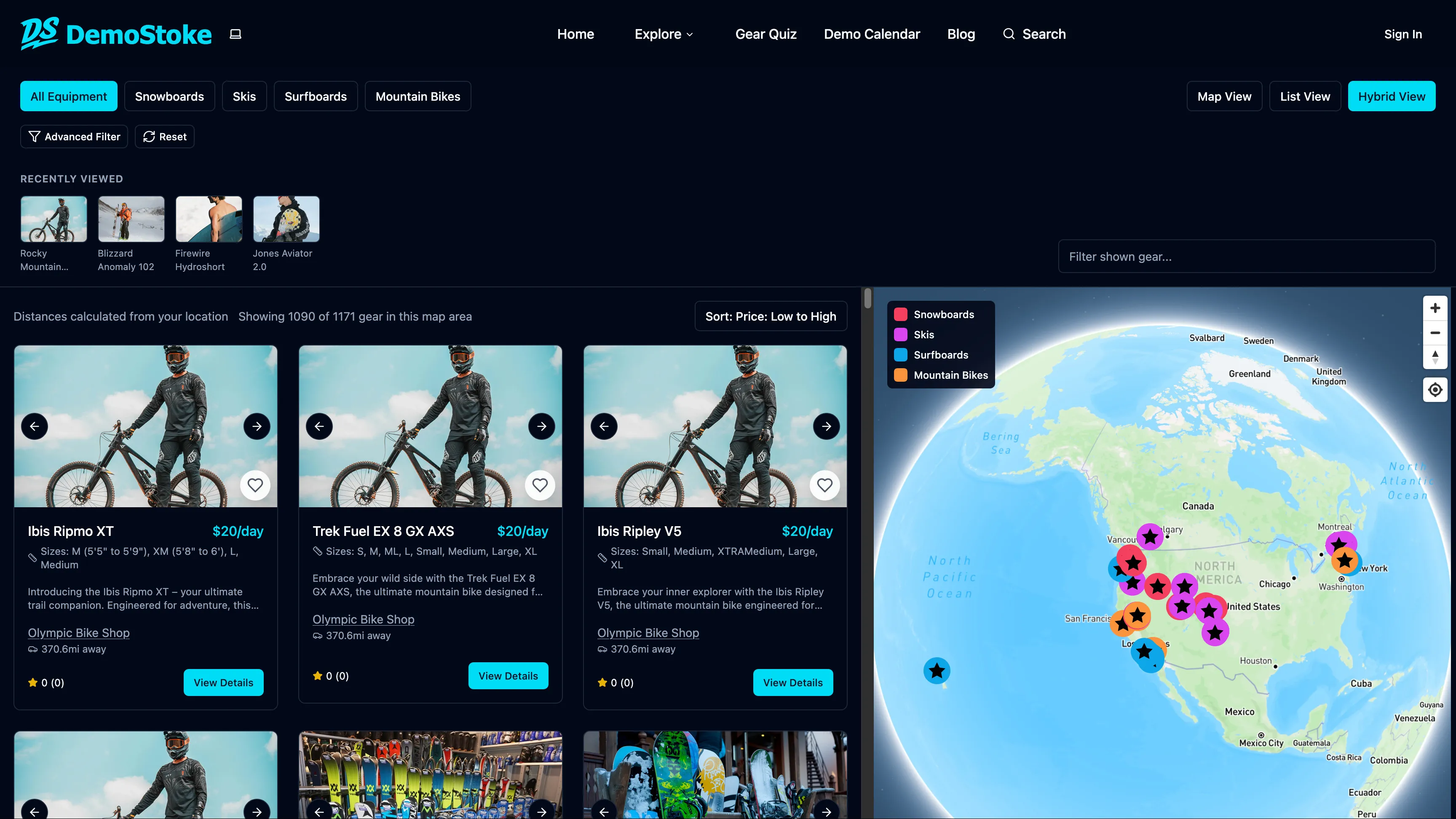 DemoStoke global gear discovery collage