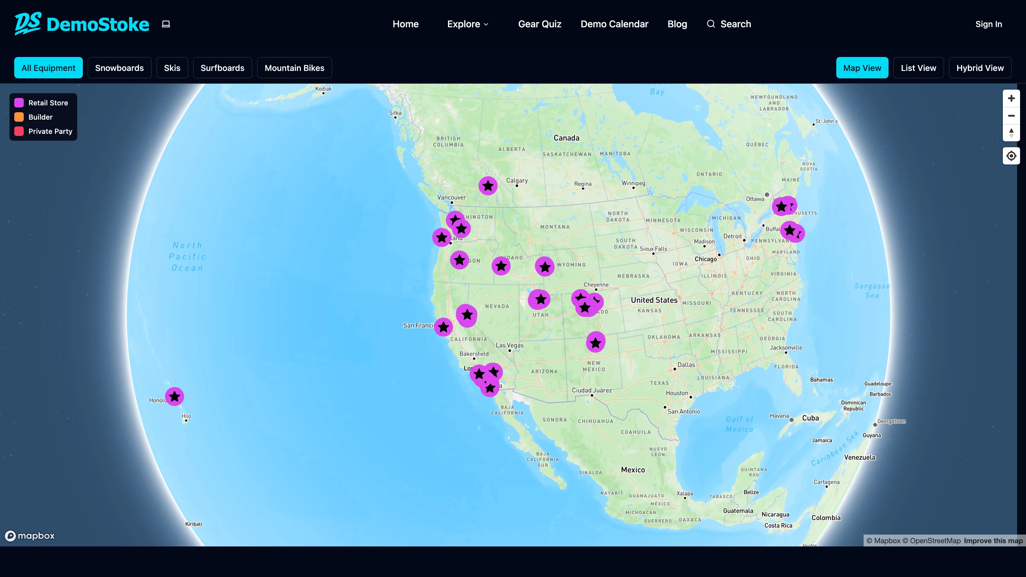 DemoStoke Hybrid View