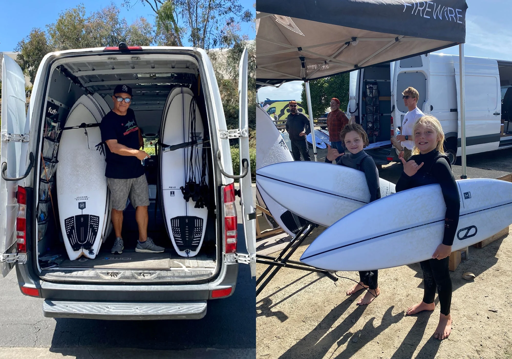 DemoStoke mobile demo van in the field